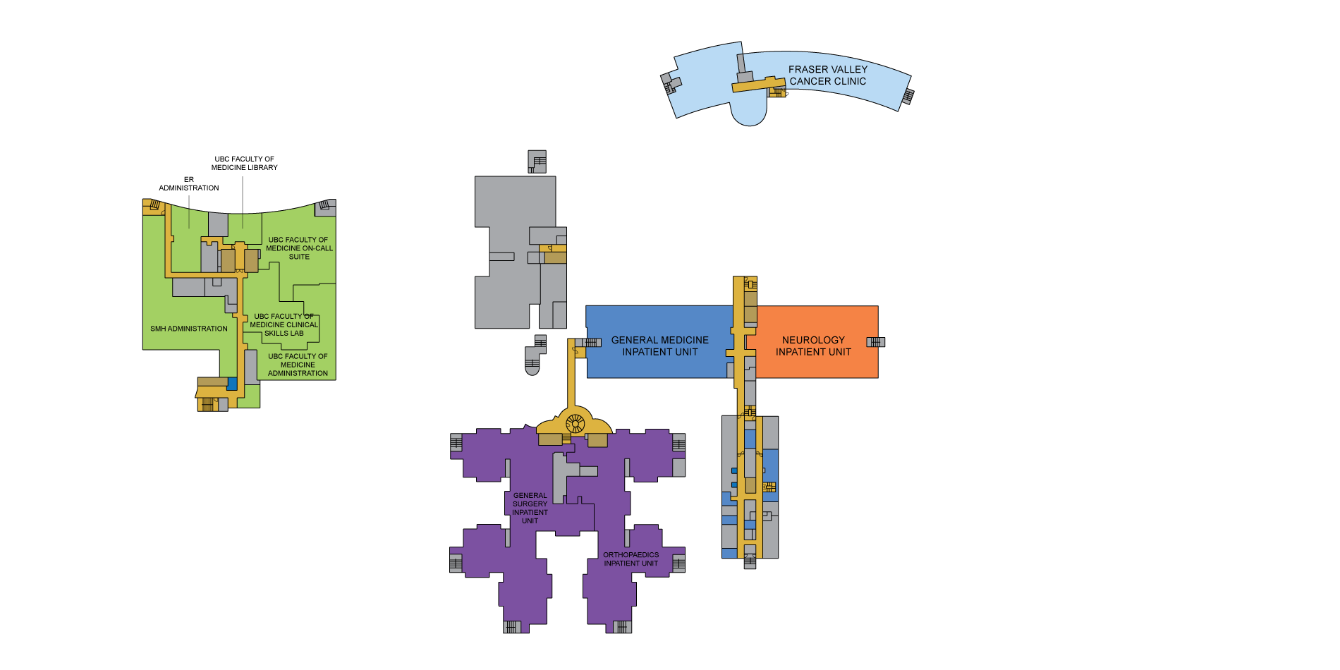 Royal Surrey Hospital Map